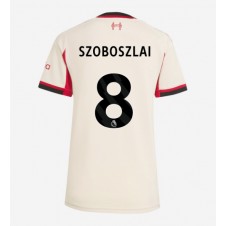 Liverpool Dominik Szoboszlai #8 Bortedrakt Kvinner 2025-26 Kortermet
